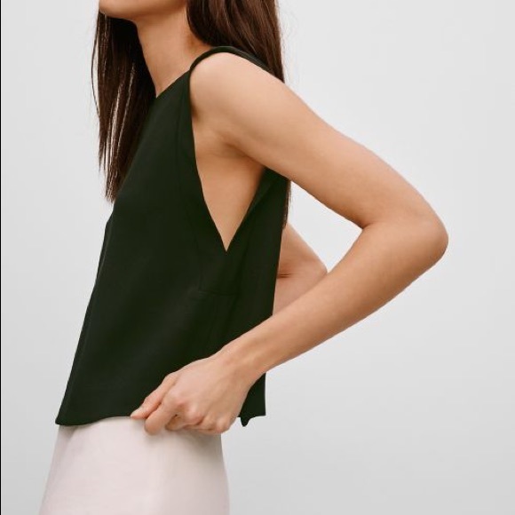 Aritzia Babaton Black Simon Sleeveless Blouse - Picture 1 of 6